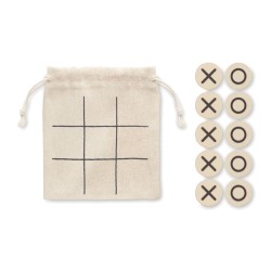 Wooden tic tac toe