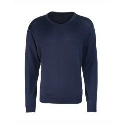 Męski sweter z dekoltem w serek