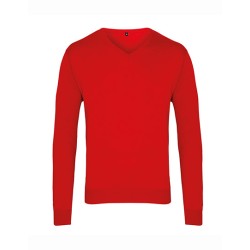 Męski sweter z dekoltem w serek