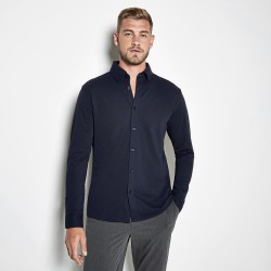 Tailored Fit Superwash® 60º Pique Shirt Long Sleeve