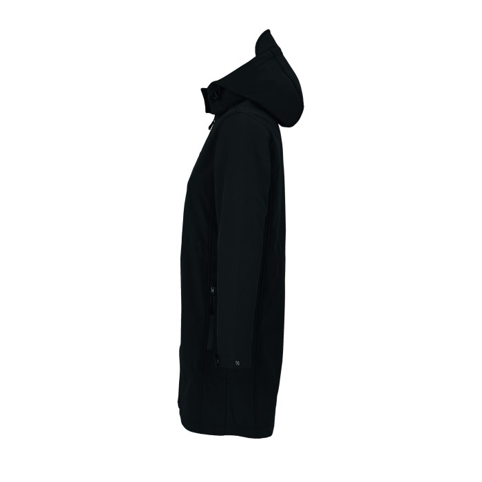 Długi płaszcz softshell Achille dla kobiet