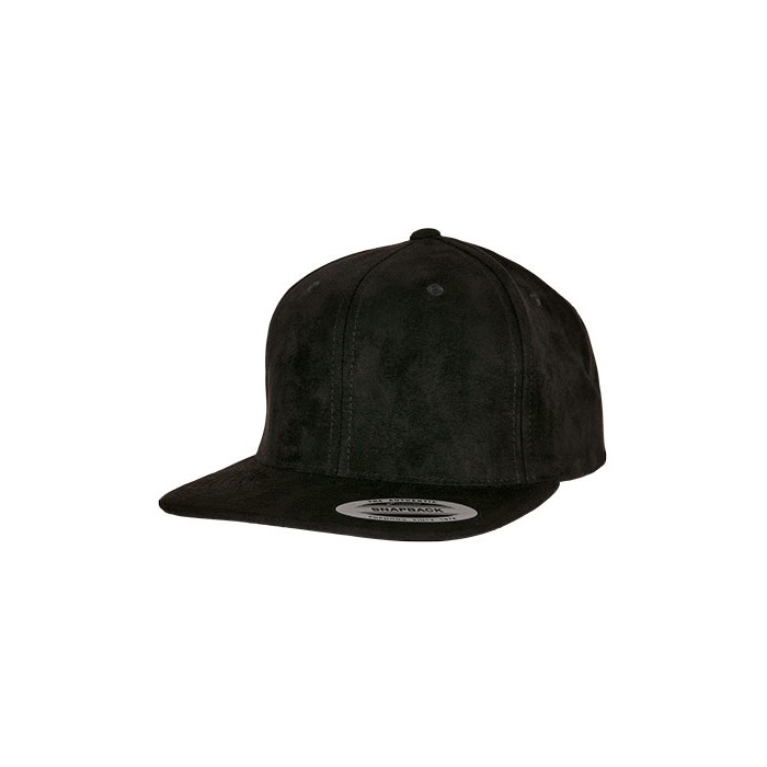 Suede Leather Snapback