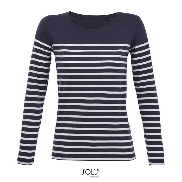 Women´s Long Sleeve Striped T-Shirt Matelot