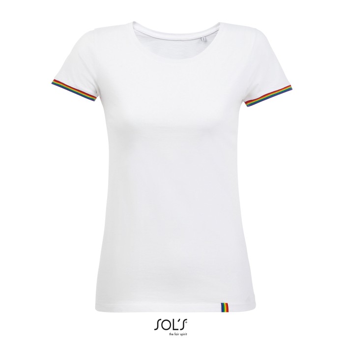 Women´s Short Sleeve T-Shirt Rainbow