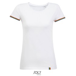 Women´s Short Sleeve T-Shirt Rainbow