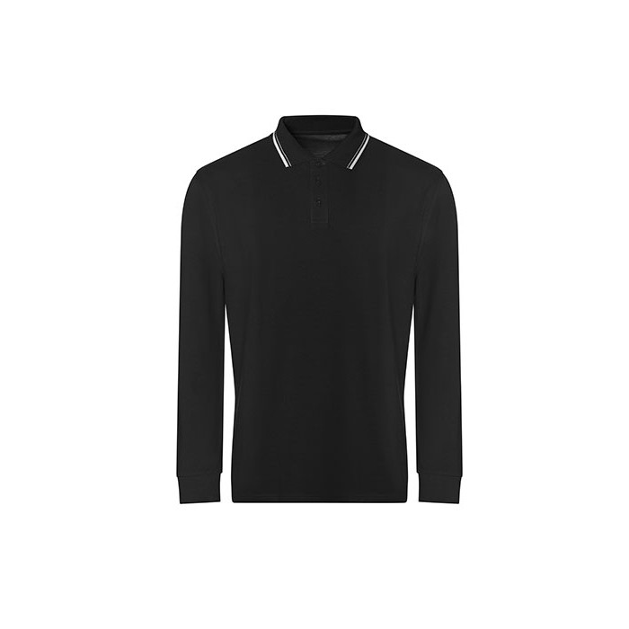 Long Sleeve Tipped 100 Polo