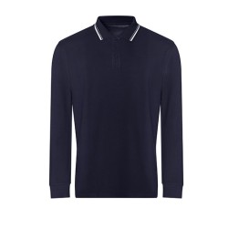 Long Sleeve Tipped 100 Polo