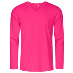 Men´s V-Neck T-Shirt Long Sleeve