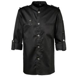 Chef´s Jacket Bikerstyle With Epaulettes