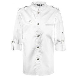 Chef´s Jacket Bikerstyle With Epaulettes