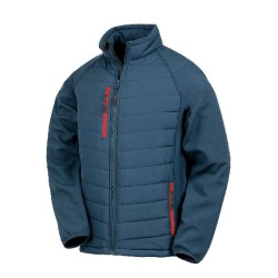Recyklowana ocieplana kurtka softshell z kompasem