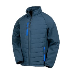 Recyklowana ocieplana kurtka softshell z kompasem