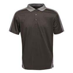 Polo z kontrastowym wzorem Coolweave