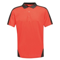 Polo z kontrastowym wzorem Coolweave
