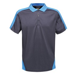 Polo z kontrastowym wzorem Coolweave