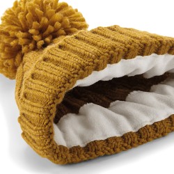 Cable Knit Melange Beanie