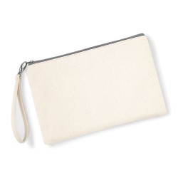 Canvas Wristlet Pouch