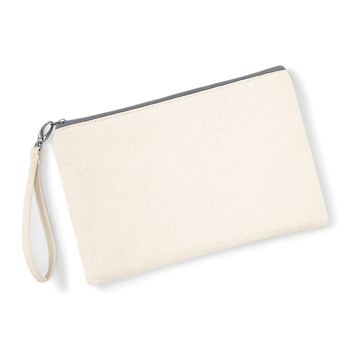 Canvas Wristlet Pouch