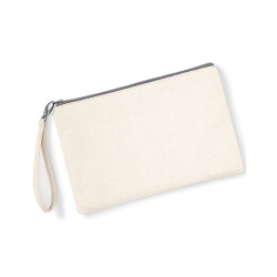 Canvas Wristlet Pouch