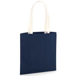 Torba na zakupy EarthAware® Organic Bag for Life - z kontrastowymi uchwytami