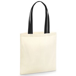 Torba na zakupy EarthAware® Organic Bag for Life - z kontrastowymi uchwytami
