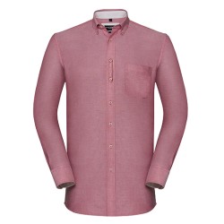 Men´s Long Sleeve Tailored Washed Oxford Shirt