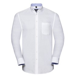 Men´s Long Sleeve Tailored Washed Oxford Shirt