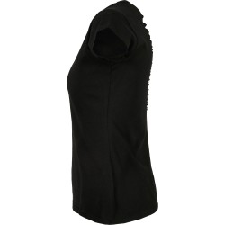T-shirt damski z odkrytymi plecami