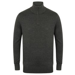 Męski sweter z ćwierć-zipem