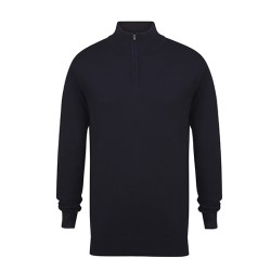 Męski sweter z ćwierć-zipem