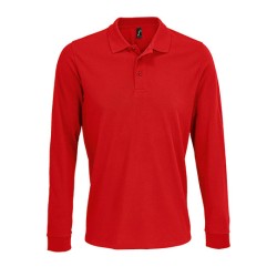 Unisex Long Sleeve Polycotton Polo Shirt