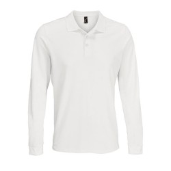 Unisex Long Sleeve Polycotton Polo Shirt