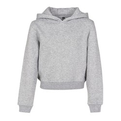 Dziewczęca przycięta bluza z kapturem