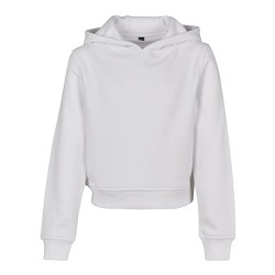 Dziewczęca przycięta bluza z kapturem