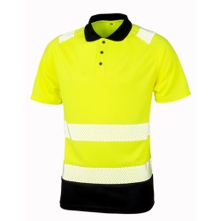 Recyklowany polo shirt bezpieczeństwa