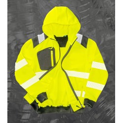Recycled Zipped Safety Hoody