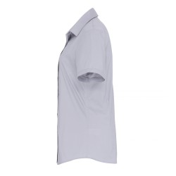 Women´s Stretch Fit Poplin Short Sleeve Cotton Shirt