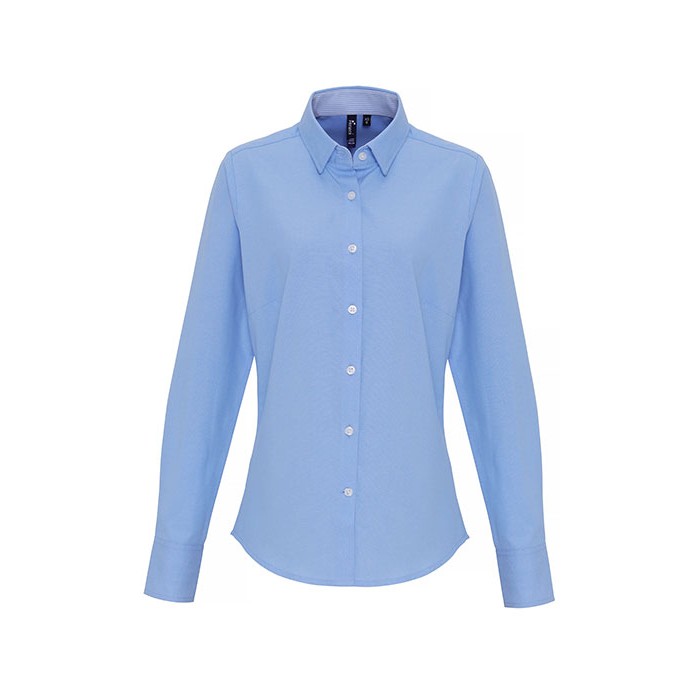 Women´s Cotton Rich Oxford Stripes Shirt