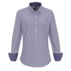 Women´s Cotton Rich Oxford Stripes Shirt