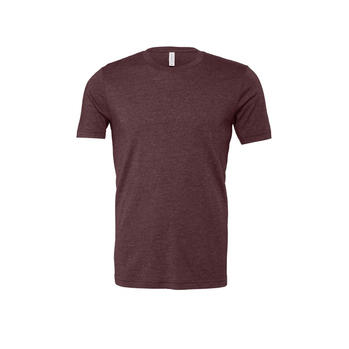 Unisex krótki rękaw z heather CVC