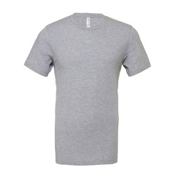 Unisex krótki rękaw z heather CVC