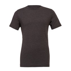 Unisex krótki rękaw z heather CVC