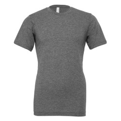 Unisex krótki rękaw z heather CVC