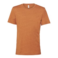 Unisex krótki rękaw z heather CVC