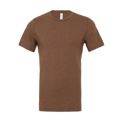 Unisex krótki rękaw z heather CVC