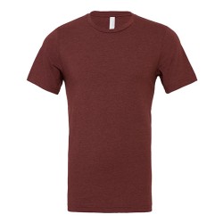 Unisex krótki rękaw z heather CVC