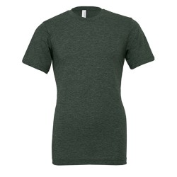 Unisex krótki rękaw z heather CVC