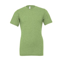 Unisex krótki rękaw z heather CVC