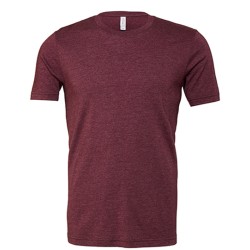 Unisex krótki rękaw z heather CVC