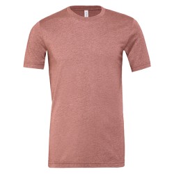 Unisex krótki rękaw z heather CVC